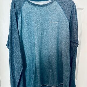 Columbia Men's Teal Long Sleeve Shirt